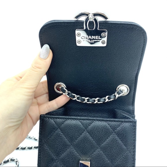 ✈️sold✈️Chanel bag/Clutch with Chain - Picture 7 of 11